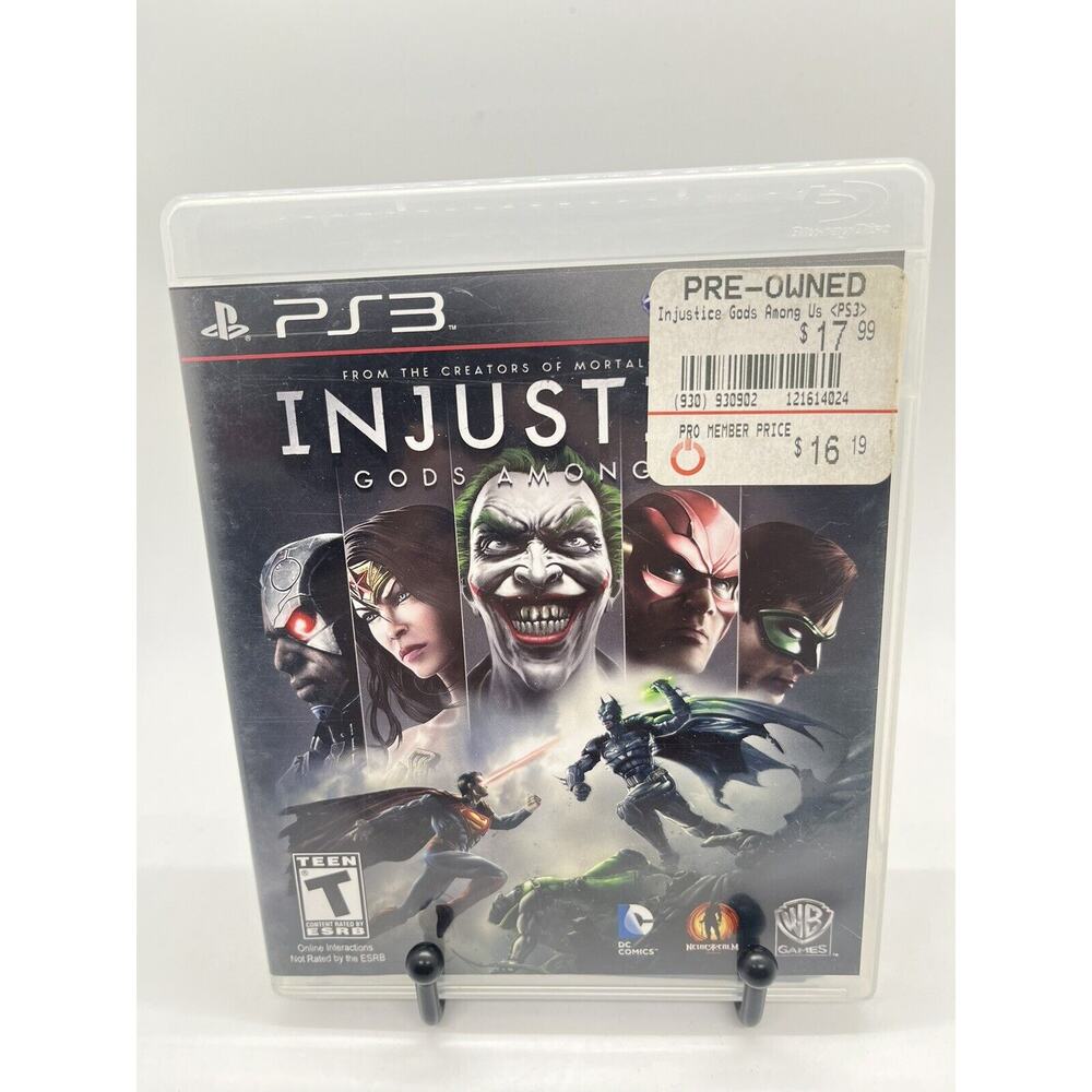 Injustice Gods Among Us PS3 - Complete In Box & Tested